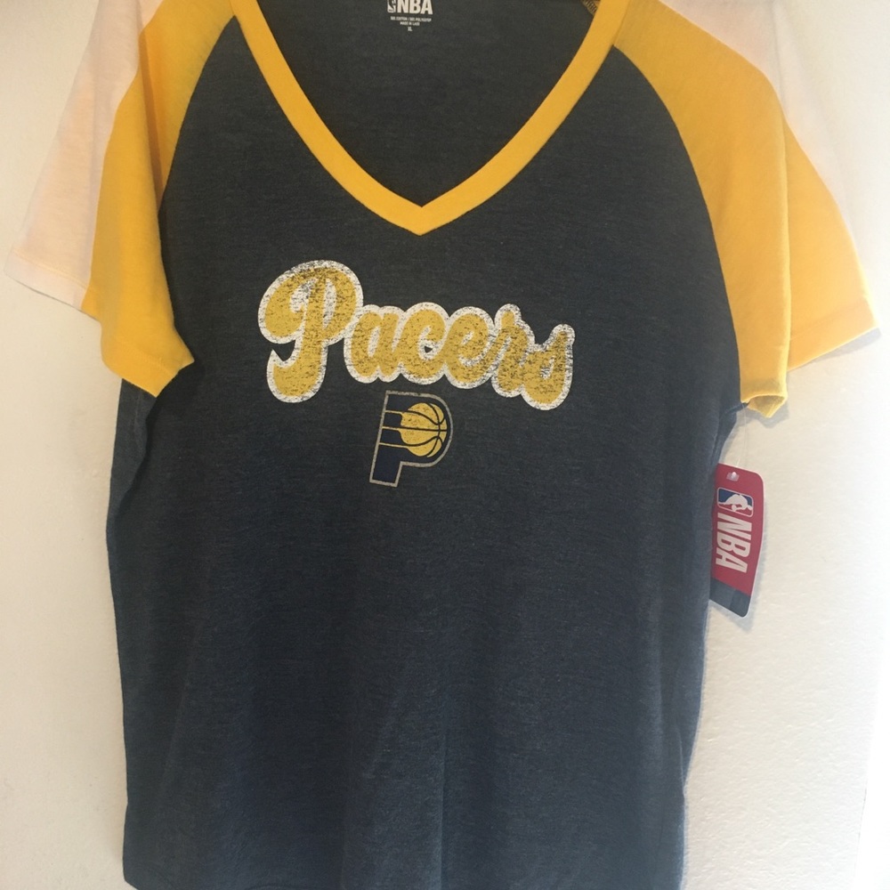 NBA Woman’s Pacers Tee. NWT. Size XL - Picture 2 of 6
